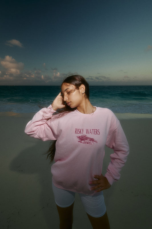 Take Risks Crewneck (pink)