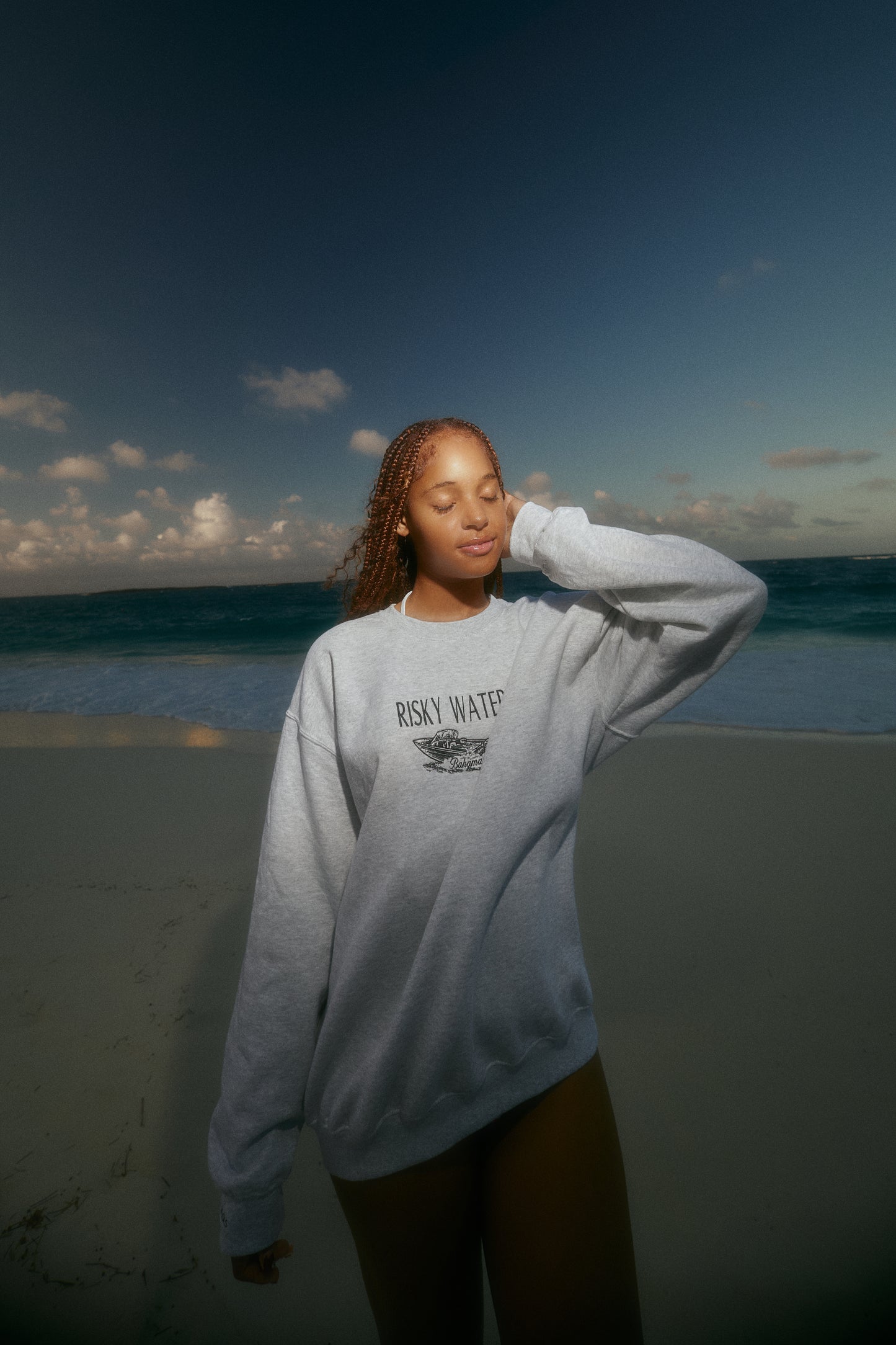 Take Risks Crewneck (gray)