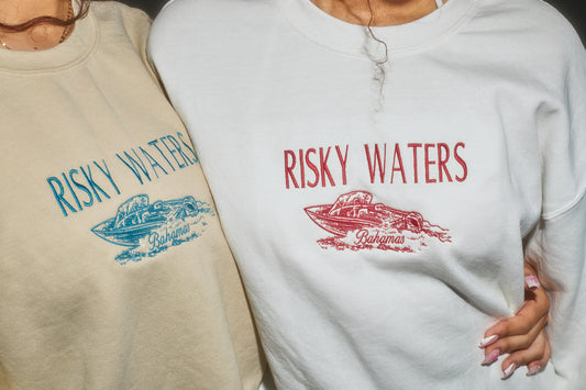 Take Risks Crewneck (WHITE)